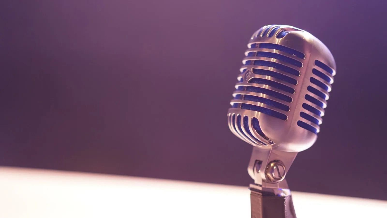 Studio microphone on a boom arm — the setup for uninterrupted audio capture